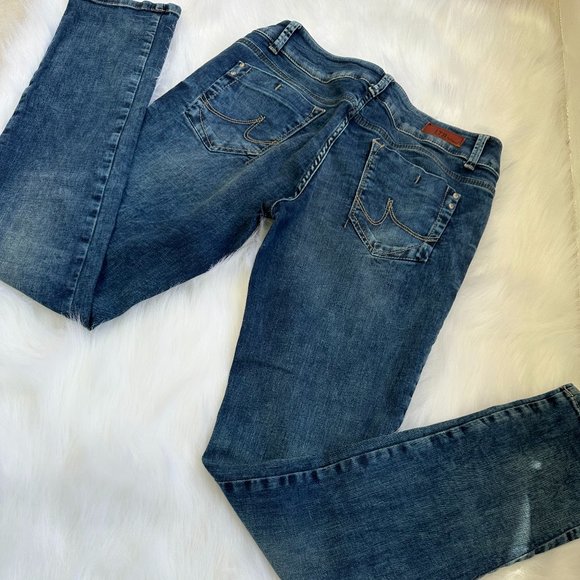 LTB Jeans Molly Low Rise Super Slim Coastal Cowgirl Boho Y2K 90s Size 31 #5065 - Picture 1 of 9